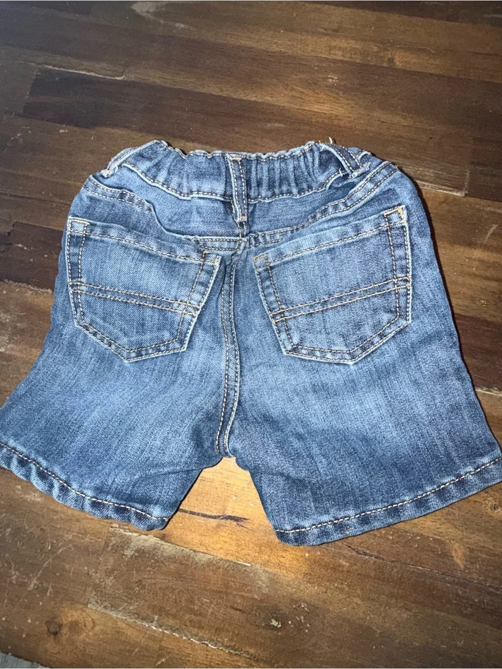 The Children's Place Denim Shorts - Dark Blue & Light Blue